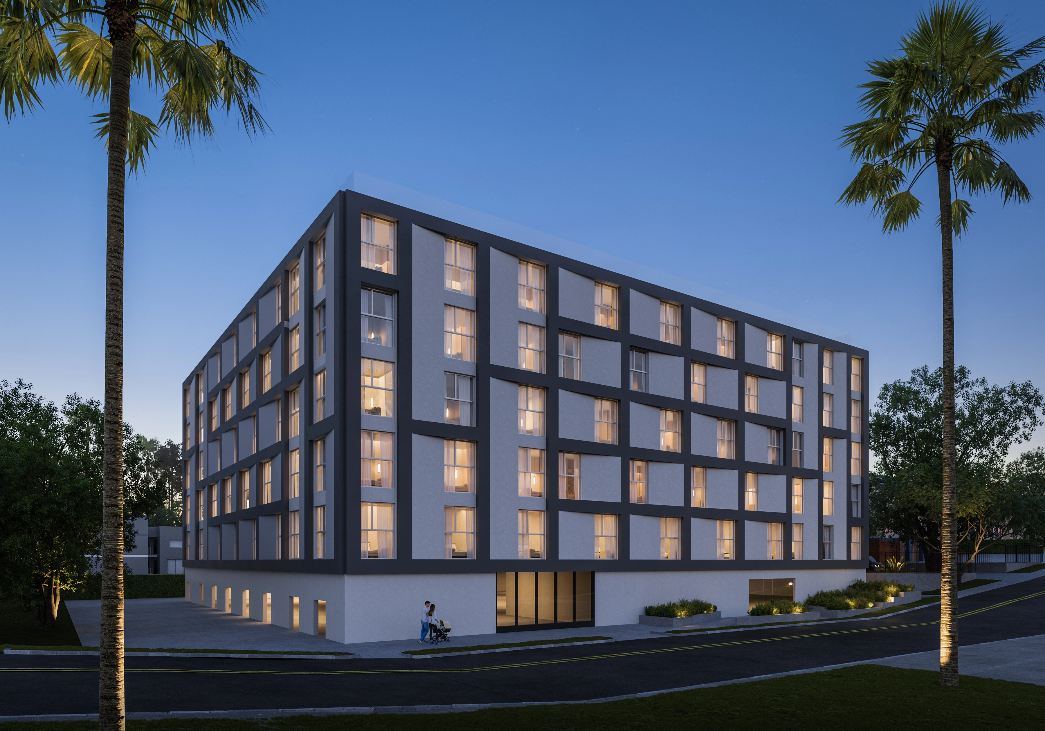 Architectural rendering of Silver Lake Flats