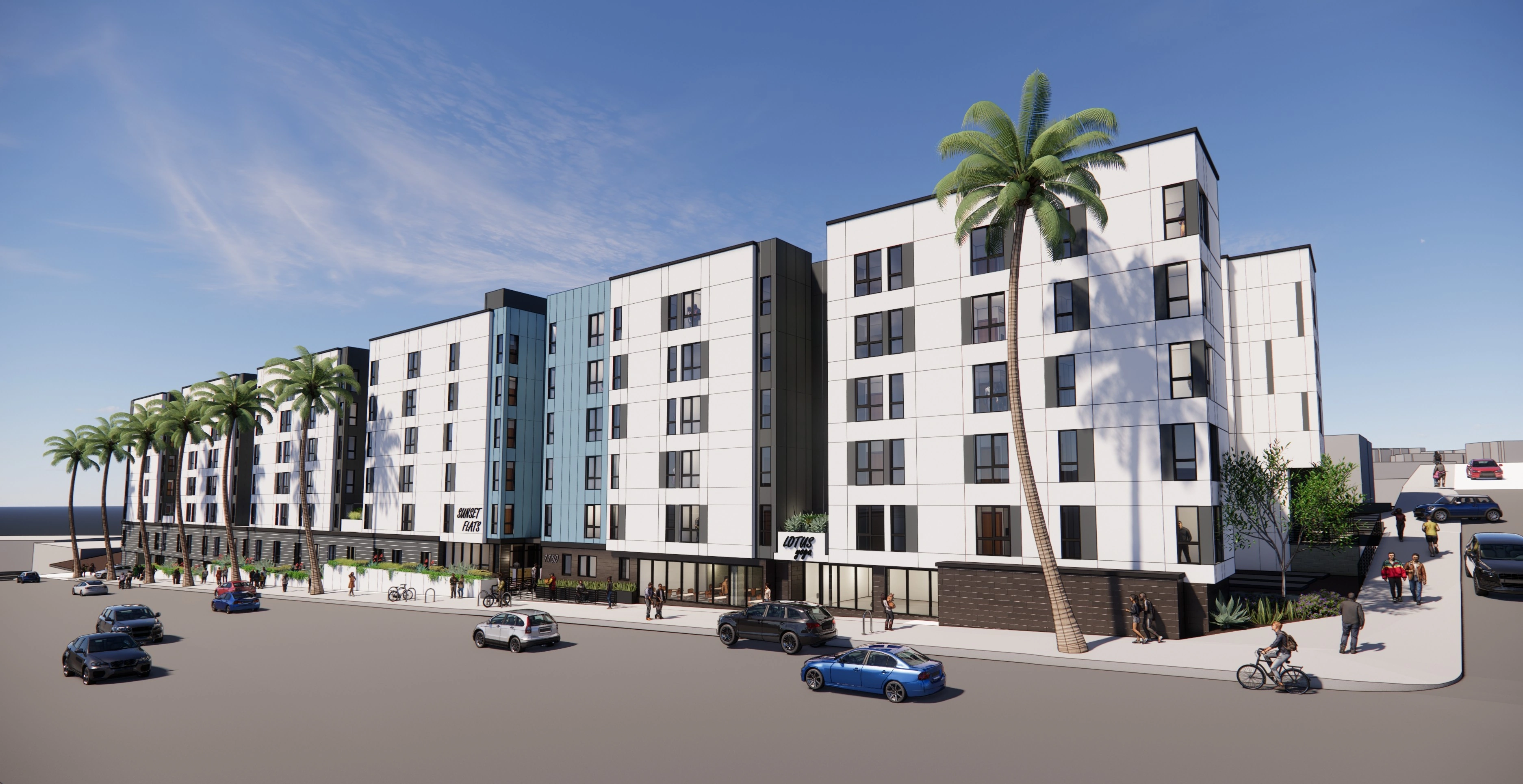 Architectural rendering of Flats on Sunset